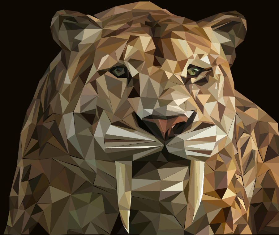 Low Poly Sabertooth